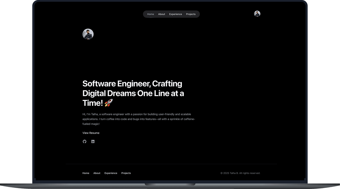 Personal Website — Modern Portfolio & Brand Identity